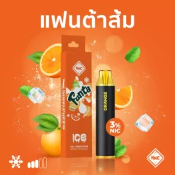 VMC 5000 Puffs กลิ่นแฟนต้าส้ม